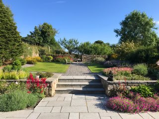View From the Rear Entrance Through the Walled Garden to the Orchard