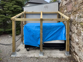 Construction of the Robust Weather Shelter Begins