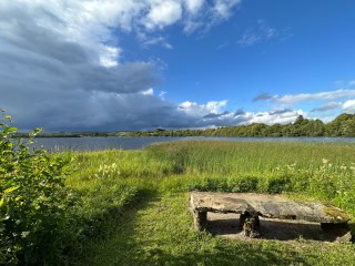 The Old Stone Bench on Our Shoreline